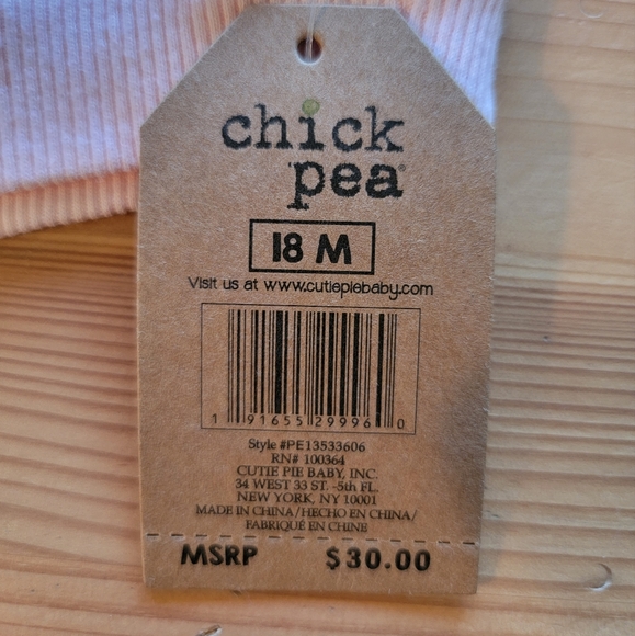 NWT Baby Sweater with Peach Design ~ 18 months - Picture 2 of 5